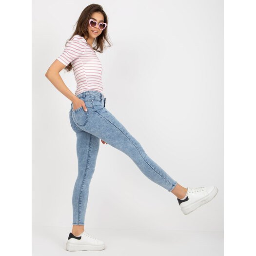 Spodnie jeans-NM-SP-L86.86-niebieski