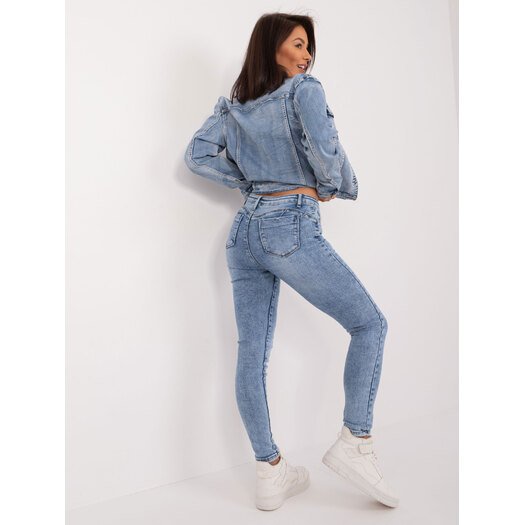 Spodnie jeans-PM-SP-A535.32X-jasny niebieski