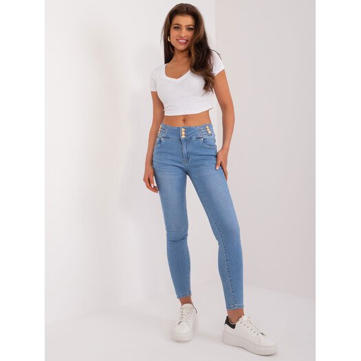 Spodnie jeans-PM-SP-G65-16.28-niebieski