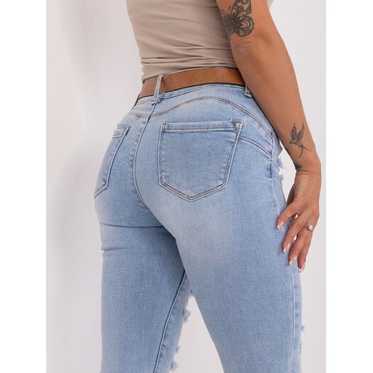 Spodnie jeans-PM-SP-S9958-5.37-jasny niebieski