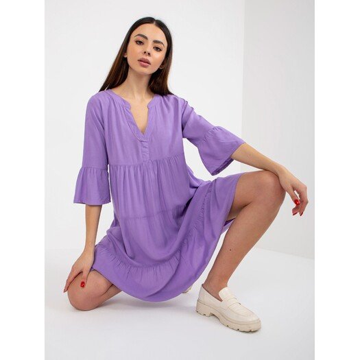 Suknelė - D73761M30214B - violetinė 9