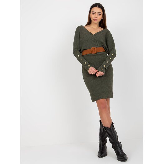 Suknelė-TW-SK-BE-BQ183.19-khaki