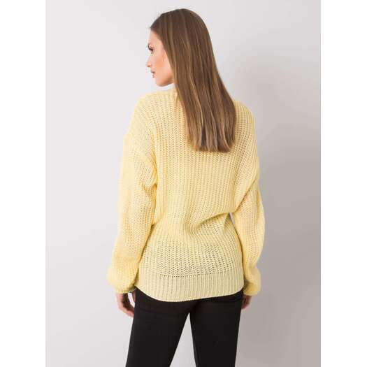 Sweter-269-SW-21617.26-jasny żółty