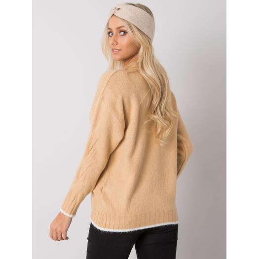 Sweter-ASM-SW-7433.96-camelowy