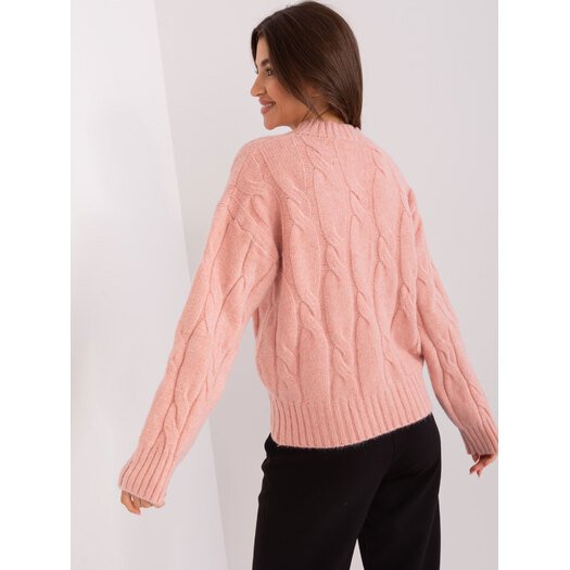 Sweter-AT-SW-0146.10P-jasny różowy