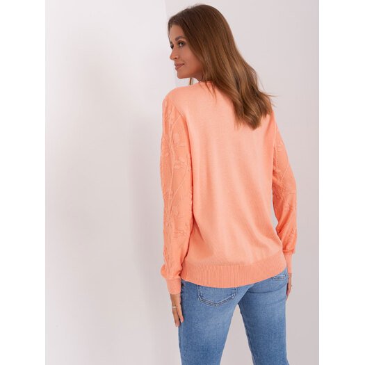 Sweter-AT-SW-2231.99P-brzoskwiniowy