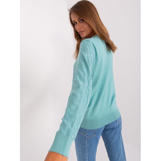 Sweter-AT-SW-2231.99P-mietowy