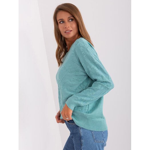Sweter-AT-SW-2231.99P-mietowy