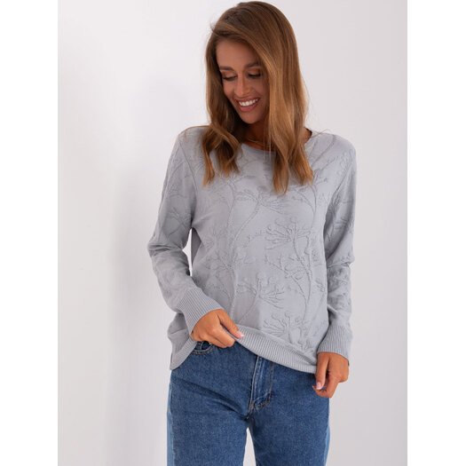Sweter-AT-SW-2231.99P-szary