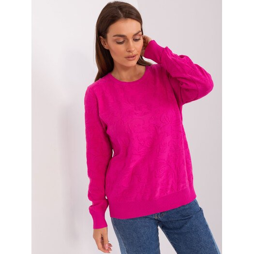 Sweter-AT-SW-2231A.00P-fuksjowy