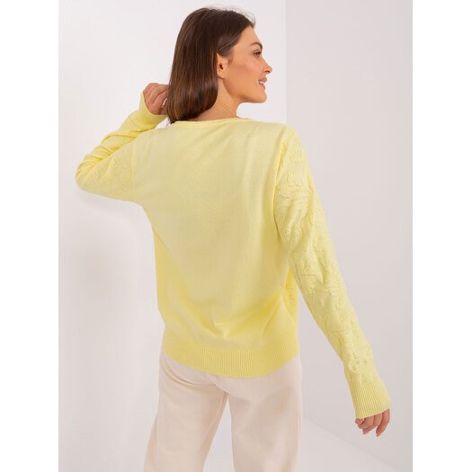 Sweter-AT-SW-2231A.00P-jasny żółty