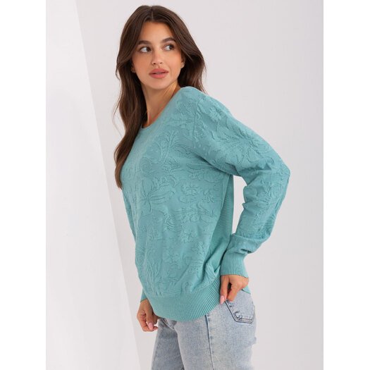 Sweter-AT-SW-2231A.00P-mietowy