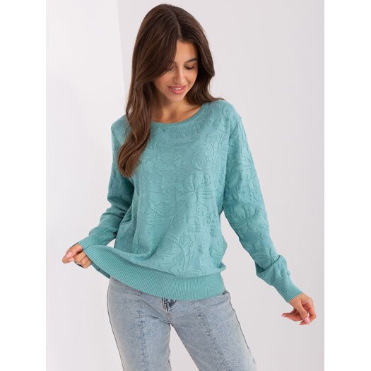 Sweter-AT-SW-2231A.00P-mietowy