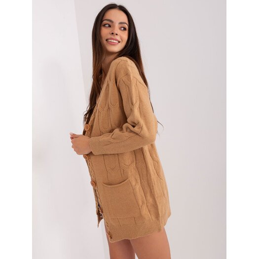 Sweter-AT-SW-2241.36P-camelowy