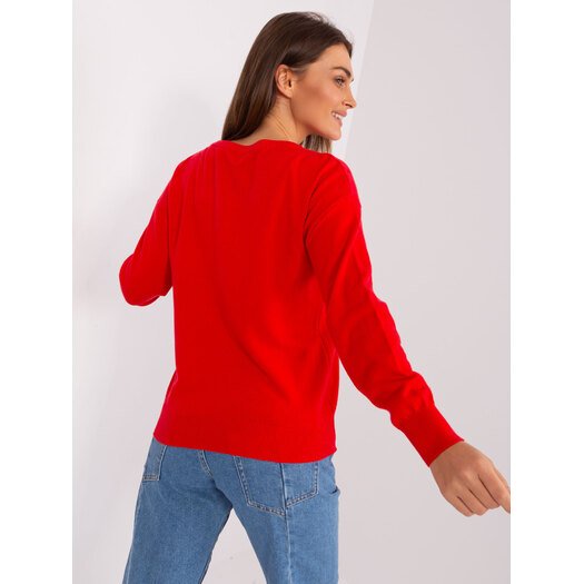 Sweter-AT-SW-2325.95P-czerwony