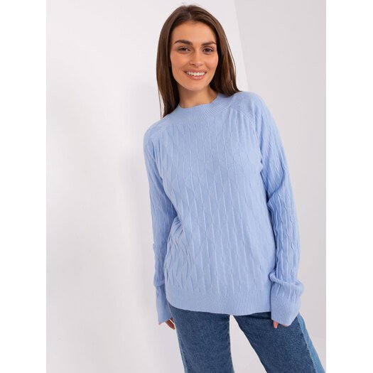 Sweter-AT-SW-2326.37X-jasny niebieski