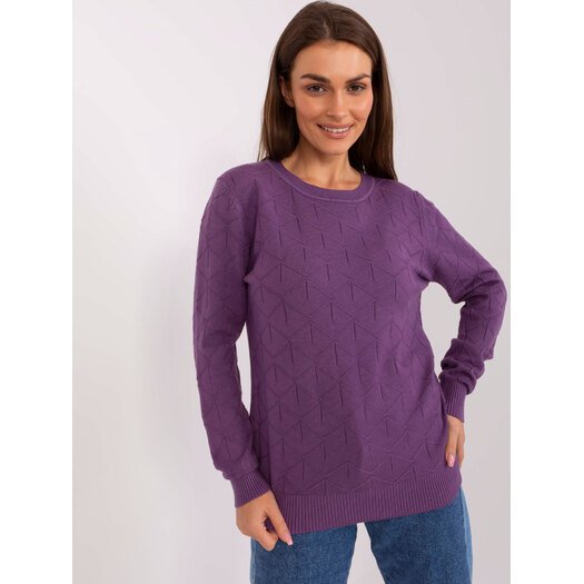 Sweter-AT-SW-232901.25X-fioletowy