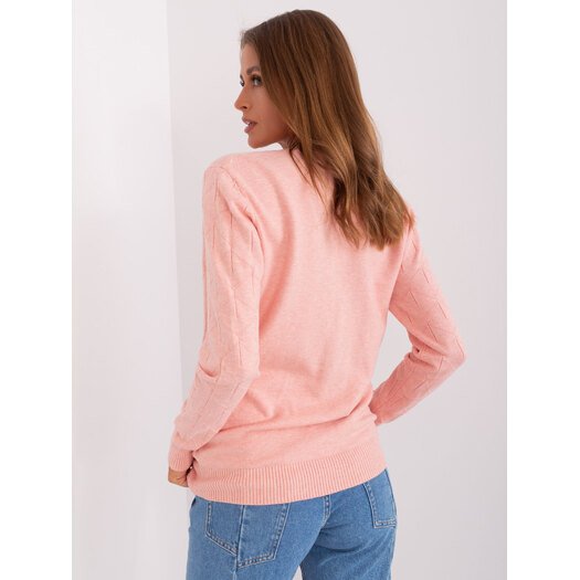Sweter-AT-SW-232901.25X-jasny różowy