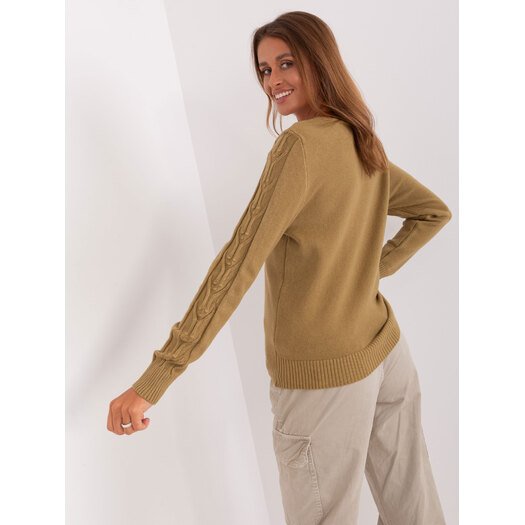 Sweter-AT-SW-2329.98P-oliwkowy