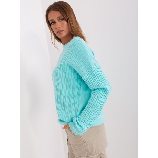 Sweter-AT-SW-2338.14P-mietowy