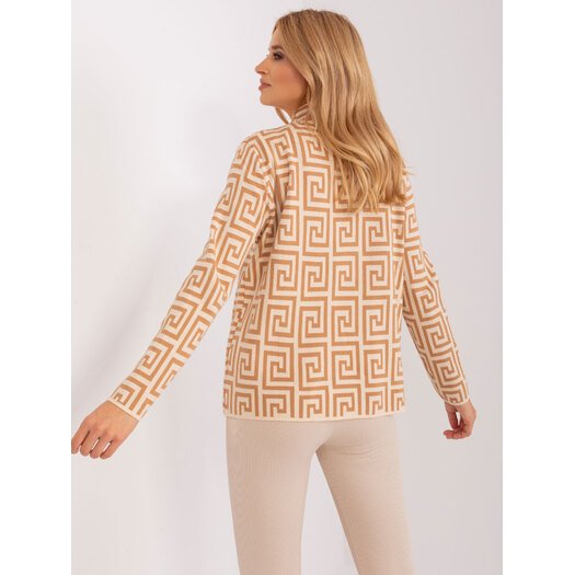 Sweter-AT-SW-2341.00P-camelowy