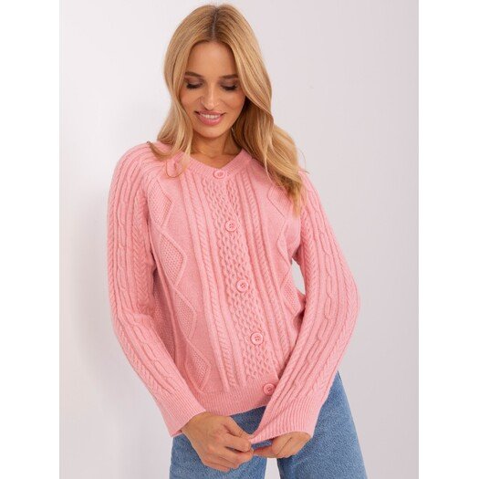 Sweter-AT-SW-2346-2.99P-jasny różowy