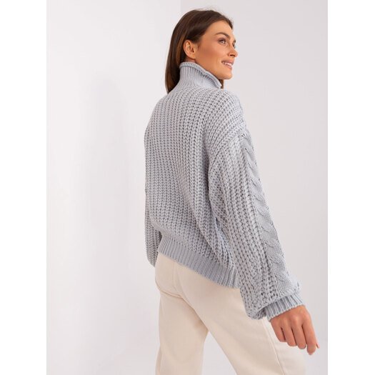 Sweter-AT-SW-2350.91P-szary