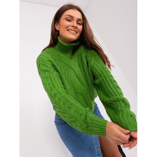 Sweter-AT-SW-2350.91P-zielony