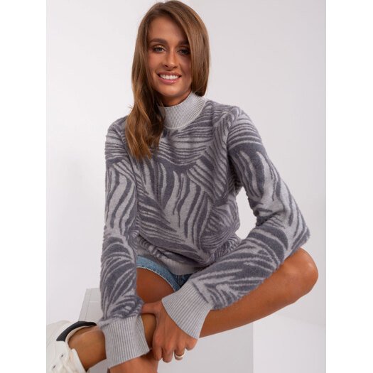 Sweter-AT-SW-2357.96-szary