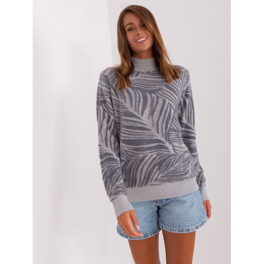 Sweter-AT-SW-2357.96-szary