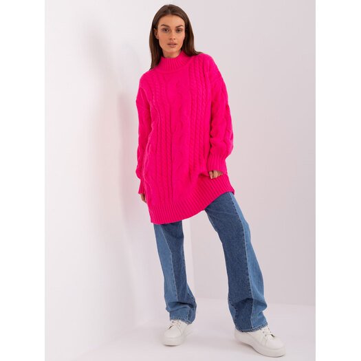 Megztinis-AT-SW-2367-1.35P-fluo rožinis