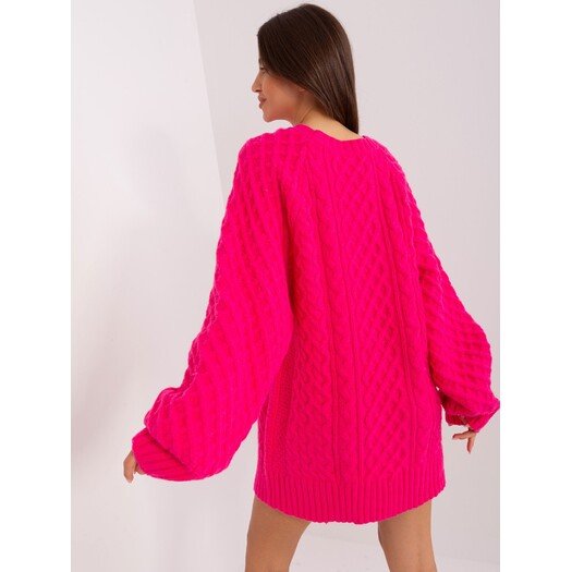 Sweter-AT-SW-2367-2.64P-fuksjowy