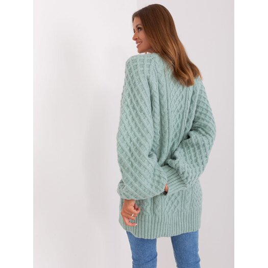 Sweter-AT-SW-2367-2.64P-mietowy