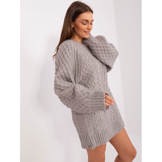 Sweter-AT-SW-2367-2.64P-szary