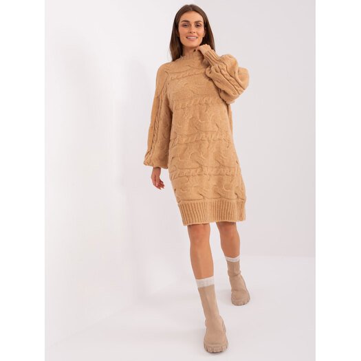 Sweter-AT-SW-2367.76P-camelowy