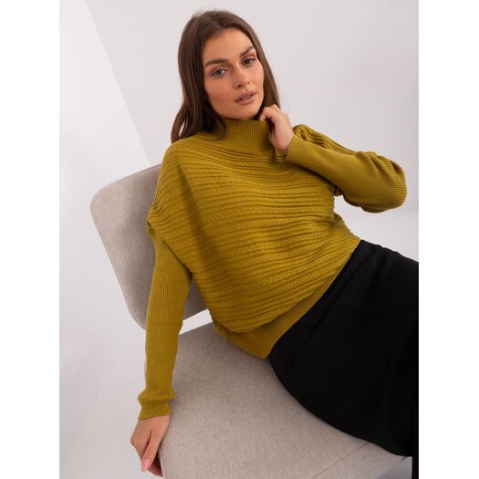 Sweter-AT-SW-2368.36X-oliwkowy