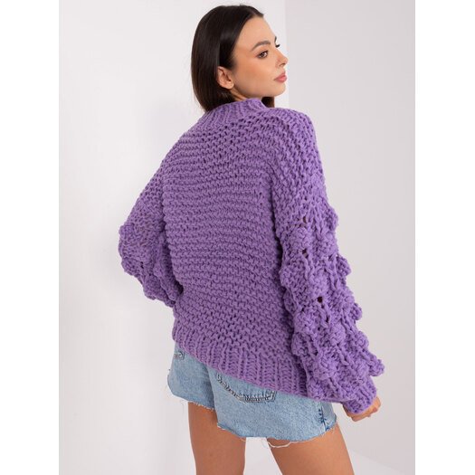 Sweter-AT-SW-2382.97P-fioletowy