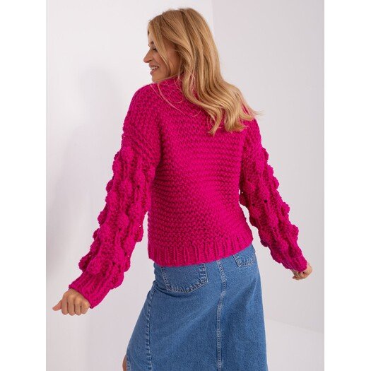 Sweter-AT-SW-2382.97P-fuksjowy