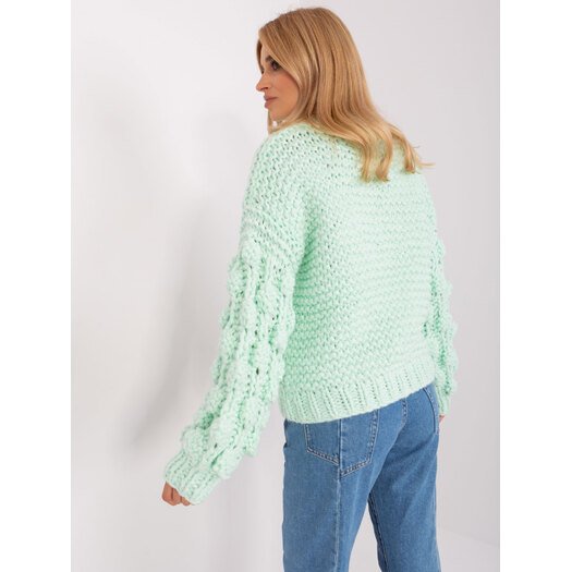 Sweter-AT-SW-2382.97P-mietowy