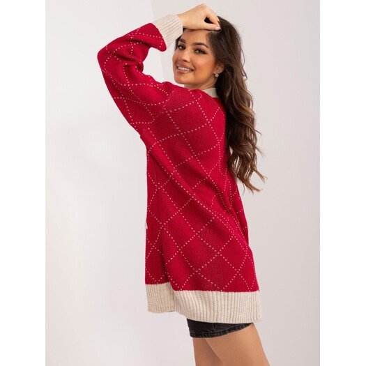 Megztinis-BA-SW-0258.19-bordo
