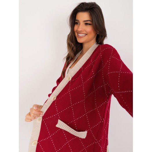 Megztinis-BA-SW-0258.19-bordo