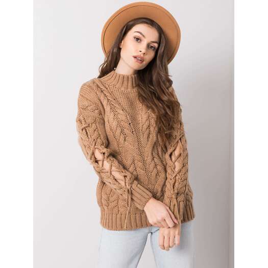 Sweter-CA-SW-3733.74-camelowy