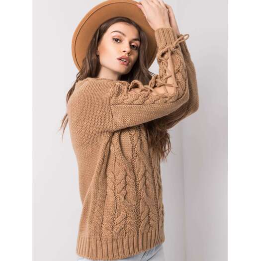 Sweter-CA-SW-3733.74-camelowy