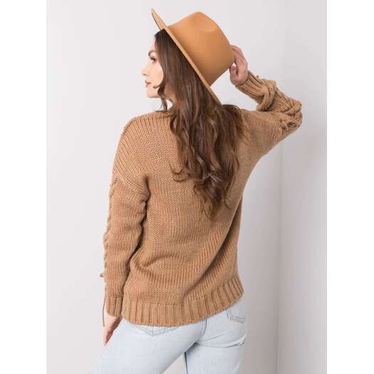 Sweter-CA-SW-3733.74-camelowy