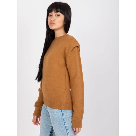 Sweter-EM-SW-KL2070.25P-camelowy