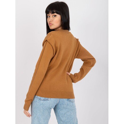 Sweter-EM-SW-KL2070.25P-camelowy