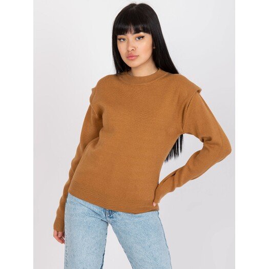 Sweter-EM-SW-KL2070.25P-camelowy