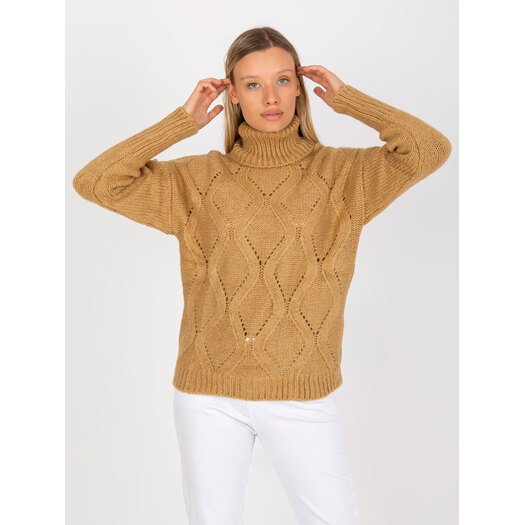 Sweter-LC-SW-3019.05P-camelowy