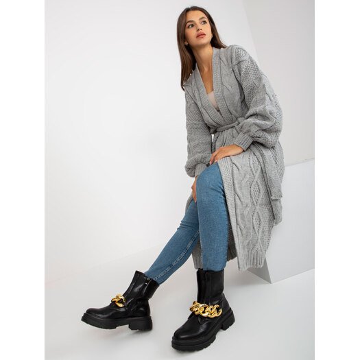 Megztinis-LC-SW-8020.16P-pilkas
