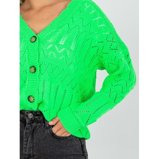 Sweter-LC-SW-8022.04P-fluo zielony